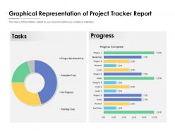 Graphical representation of project tracker report