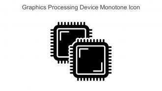 Graphics Processing Device Monotone Icon In Powerpoint Pptx Png And Editable Eps Format