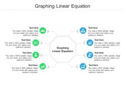 Graphing linear equation ppt powerpoint presentation slides mockup cpb