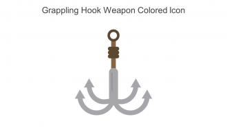 Grappling Hook Weapon Colored Icon In Powerpoint Pptx Png And Editable Eps Format