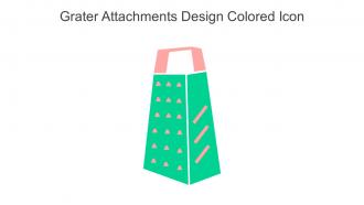 Grater Attachments Design Colored Icon In Powerpoint Pptx Png And Editable Eps Format