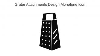 Grater Attachments Design Monotone Icon In Powerpoint Pptx Png And Editable Eps Format