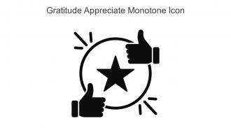 Gratitude Appreciate Monotone Icon In Powerpoint Pptx Png And Editable Eps Format
