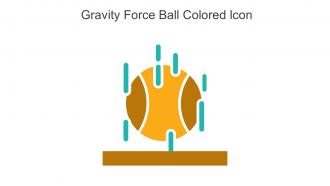 Gravity Force Ball Colored Icon In Powerpoint Pptx Png And Editable Eps Format