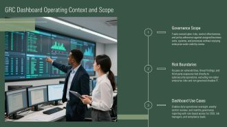 GRC Cybersecurity Dashboard PPT Sample VA Multipurpose Professional