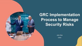 GRC Implementation Process To Manage Security Risks PPT Example AT