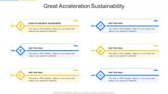 Great Acceleration Sustainability In Powerpoint And Google Slides Cpb