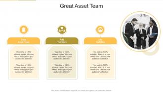 Great Asset Team In Powerpoint And Google Slides Cpb