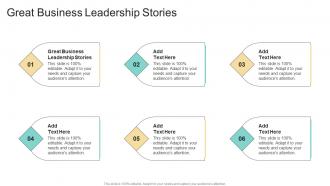 Great Business Leadership Stories In Powerpoint And Google Slides Cpb
