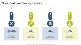 Great Customer Service Statistics In Powerpoint And Google Slides Cpb