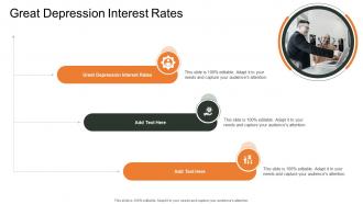 Great Depression Interest Rates In Powerpoint And Google Slides Cpb