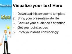 Great idea success powerpoint templates and powerpoint backgrounds 0211