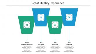 Great quality experience ppt powerpoint presentation example cpb