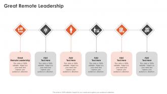 Great Remote Leadership In Powerpoint And Google Slides Cpb