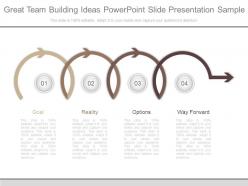 Great team building ideas powerpoint slide presentation sample