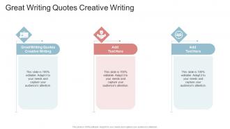 Great Writing Quotes Creative Writing In Powerpoint And Google Slides Cpb