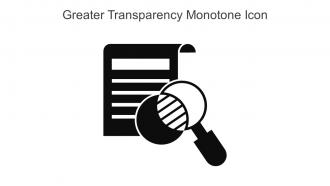 Greater Transparency Monotone Icon In Powerpoint Pptx Png And Editable Eps Format