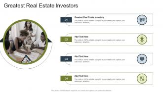 Greatest Real Estate Investors In Powerpoint And Google Slides Cpb