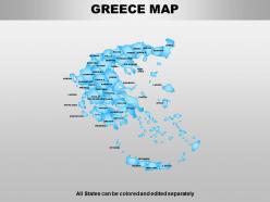 Greece powerpoint maps