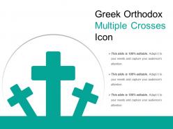 Greek orthodox multiple crosses icon