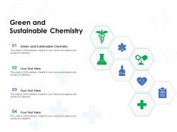 Green and sustainable chemistry ppt powerpoint presentation file slideshow