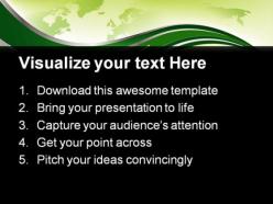 Green background powerpoint templates and powerpoint backgrounds 0811