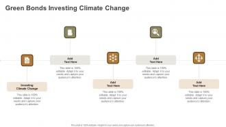 Green Bonds Investing Climate Change In Powerpoint And Google Slides Cpb