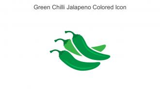 Green Chilli Jalapeno Colored Icon In Powerpoint Pptx Png And Editable Eps Format