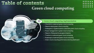 Green Cloud Computing Powerpoint Presentation Slides Aesthatic Good