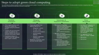 Green Cloud Computing Powerpoint Presentation Slides Adaptable Good