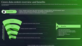 Green Cloud Computing V2 Green Data Centers Overview And Benefits