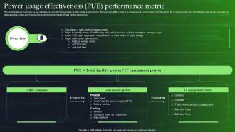Green Cloud Computing V2 Power Usage Effectiveness Pue Performance Metric