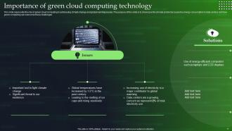 Green Cloud Computing V2 Powerpoint Presentation Slides Attractive Multipurpose