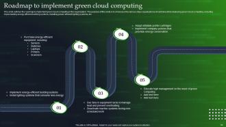 Green Cloud Computing V2 Powerpoint Presentation Slides Customizable Graphical