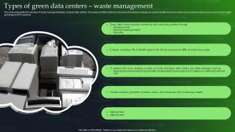 Green Cloud Computing V2 Types Of Green Data Centers Waste Management