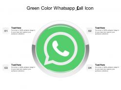 Green Color Whatsapp Call Icon