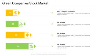 Green Companies Stock Market In Powerpoint And Google Slides Cpb