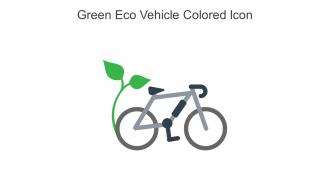 Green Eco Vehicle Colored Icon In Powerpoint Pptx Png And Editable Eps Format