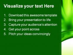 Green energy abstract powerpoint templates and powerpoint backgrounds 0611