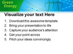 Green energy plant technology powerpoint templates and powerpoint backgrounds 0311