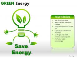 Green energy powerpoint presentation slides
