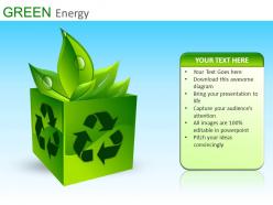 Green energy powerpoint presentation slides db