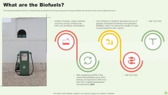 Green Energy Resources What Are The Biofuels Ppt Slides Graphic Images