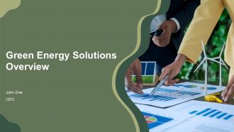 Green Energy Solutions Overview PPT Example AT