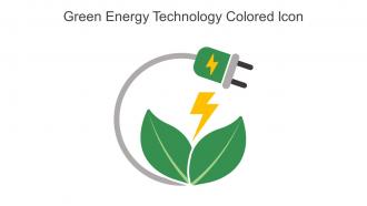 Green Energy Technology Colored Icon In Powerpoint Pptx Png And Editable Eps Format