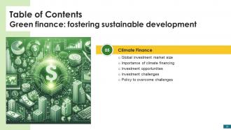 Green Finance Fostering Sustainable Development CRP CD Captivating Customizable
