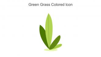 Green Grass Colored Icon In Powerpoint Pptx Png And Editable Eps Format