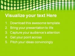 Green halftone background powerpoint templates and powerpoint backgrounds 0511