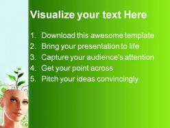 Green idea nature powerpoint templates and powerpoint backgrounds 0111