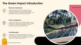 Green Impact Solar Radiations Environmental Implications PPT Presentation ST AI Slides Template